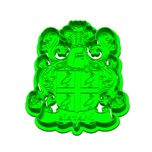 Marais Family Crest Cookie Cutter & Embosser