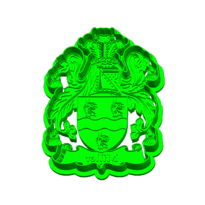 Miller Family Crest Cookie Cutter & Embosser