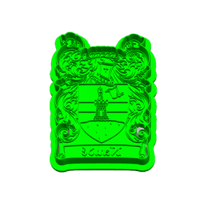 Naude Family Crest Cookie Cutter & Embosser