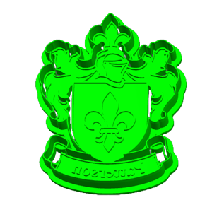 Patterson Family Crest Cookie Cutter & Embosser