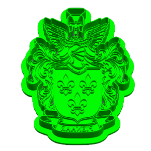 Pienaar Family Crest Cookie Cutter & Embosser