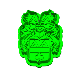 Potgieter Family Crest Cookie Cutter & Embosser