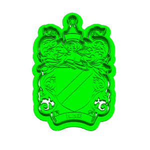 Retief Family Crest Cookie Cutter & Embosser