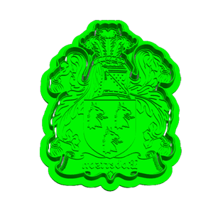 Robertson Family Crest Cookie Cutter & Embosser
