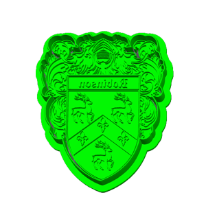 Robinson Family Crest Cookie Cutter & Embosser
