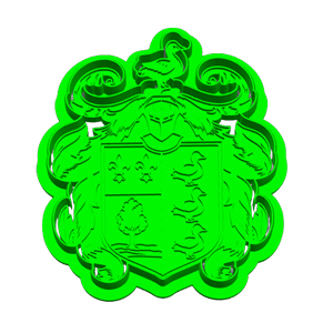 Van Wyk Family Crest Cookie Cutter & Embosser