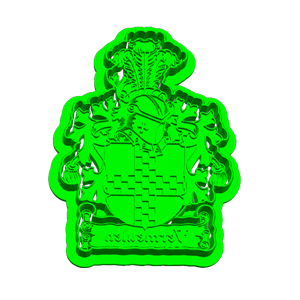 Vermeulen Family Crest Cookie Cutter & Embosser