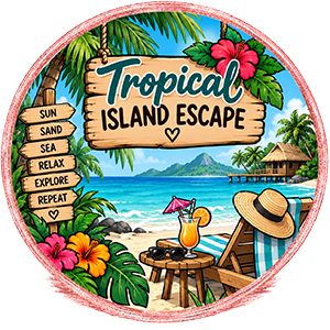 Tropical Island Cookie Cutters