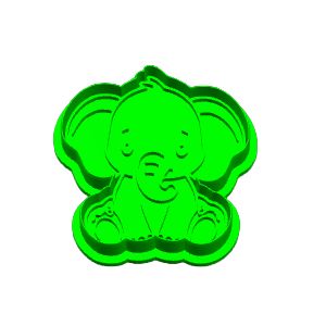 Elephant Cookie Cutter