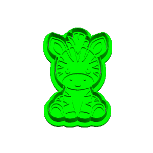 Zebra Cookie Cutter