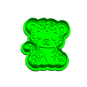 Leopard Cookie Cutter