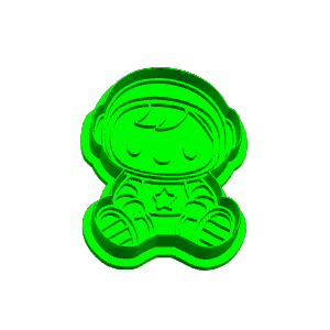 Astronaut Boy Cookie Cutter