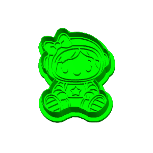 Astronaut Girl Cookie Cutter