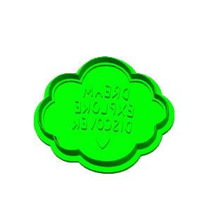 Space Cloud Cookie Cutter