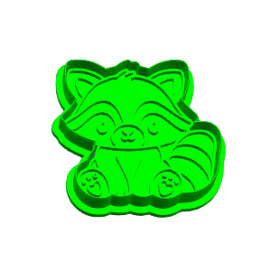 Raccoon Cookie Cutter