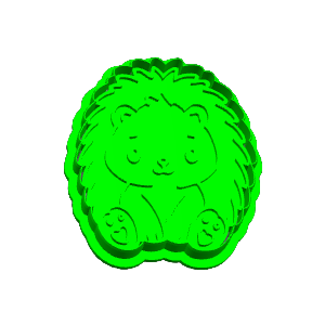 Hedgehog Cookie Cutter