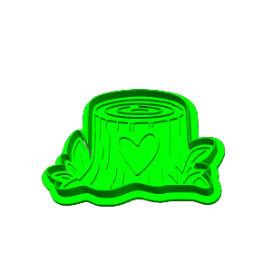 Tree Stump Cookie Cutter