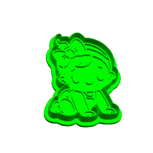 Baby Girl Cookie Cutter