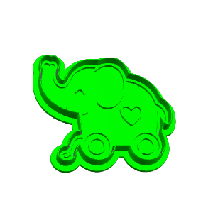 Elephant Toy Cookie Cutter