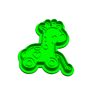 Giraffe Toy Cookie Cutter