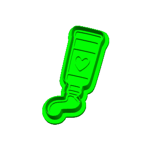 Paint Tube Cookie Cutter