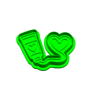 Paint Tube Cookie Cutter
