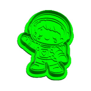 Astronaut Boy Cookie Cutter