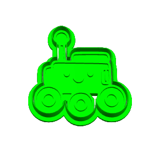 Space Rover Cookie Cutter