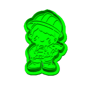 Boy Builder Cookie Cutter
