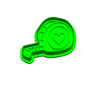 Tape Measure Cookie Cutter