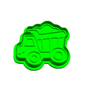 Dump Truck Cookie Cutter