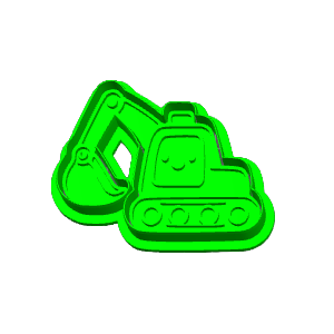 Excavator Cookie Cutter