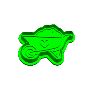 Wheelbarrow Cookie Cutter