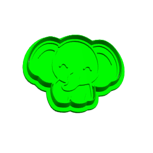 Elephant Cookie Cutter