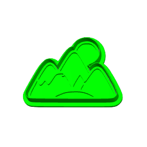 Mountain Cookie Cutter