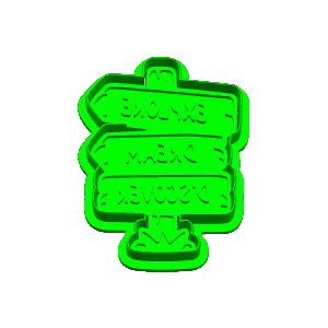 Explore Sign Cookie Cutter