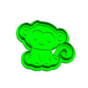 Monkey Cookie Cutter