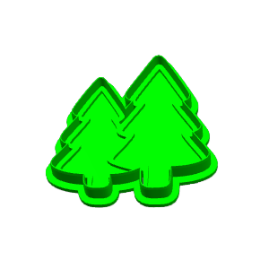Pine Trees Cookie Cutter