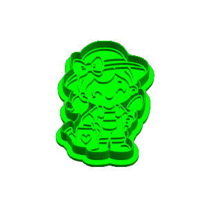 Girl Gardener Cookie Cutter