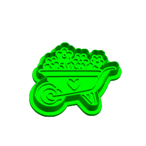 Wheelbarrow Cookie Cutter