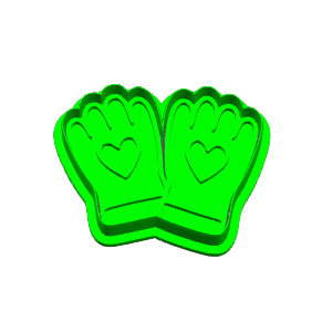 Gardening Gloves Cookie Cutter