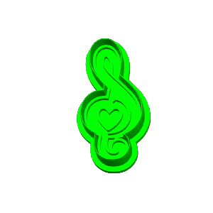 Treble Clef Cookie Cutter