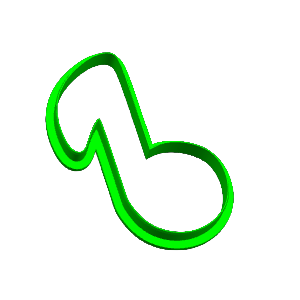 Music Note Cookie Cutter