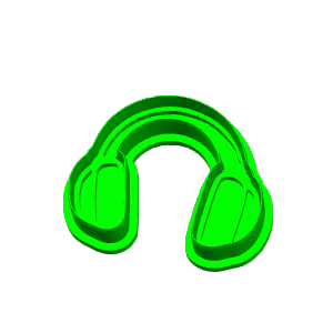 Headphones Cookie Cutter