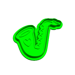 Saxophone Cookie Cutter