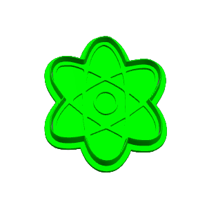 Atom Cookie Cutter