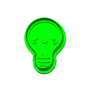 Light Bulb Cookie Cutter