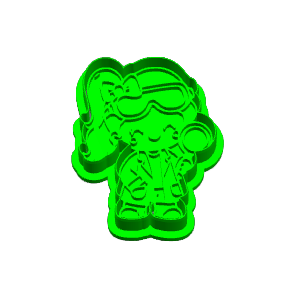 Girl Scientist Cookie Cutter