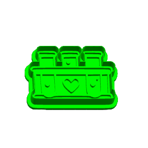 Test Tubes Cookie Cutter