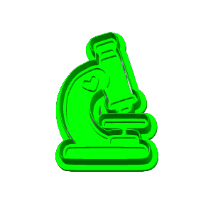 Microscope Cookie Cutter